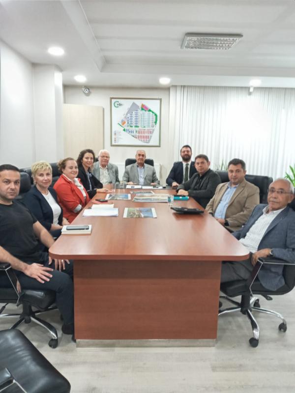 NİLÜFER BELEDİYESİ ZABITA MD.YILMAZ ADIGÜZEL -RUHSAT VE DENETİM MD.EMİNE AKSOY- BİLGİ İŞLM.MÜD. MESUT SOLAKLAR  ZİYARETİMİZE GELDİ